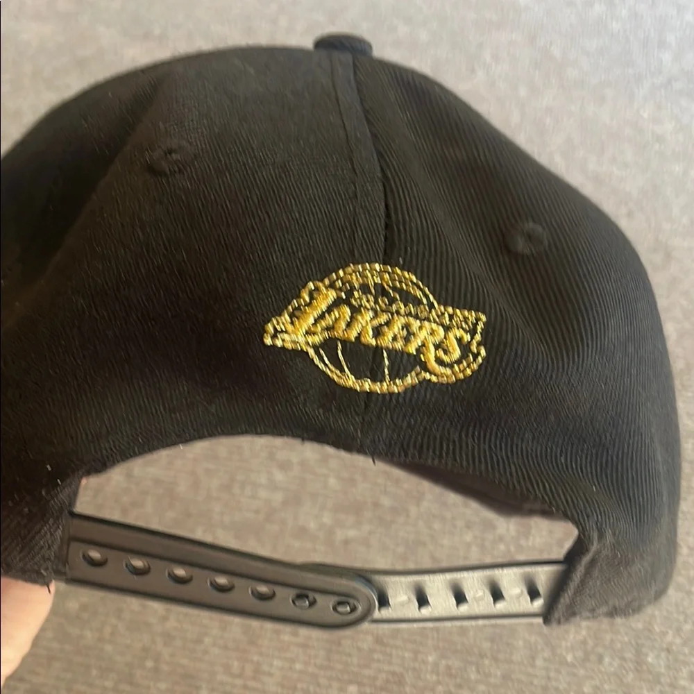 Black and Gold Lakers Cap/ Hat